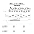 Металлочерепица МЕТАЛЛ ПРОФИЛЬ Монтерроса-S (PURETAN-20-RR23-0.5)