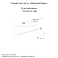 Планка карнизная 100х69х2000 NormanMP (ПЭ-01-1015-0.5)
